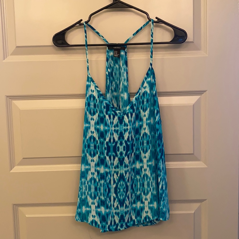 Blue tank